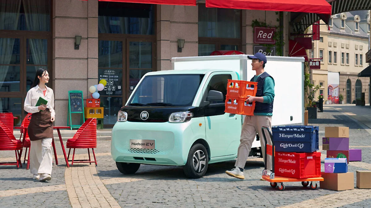 Véhicule utilitaire électrique Hudson